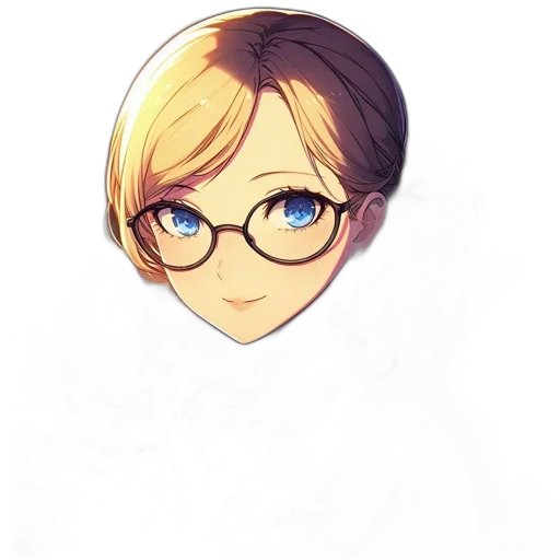 staff, face, mask, hair, cartoon, anime, pixel art, concept art transparent PNG cut-out