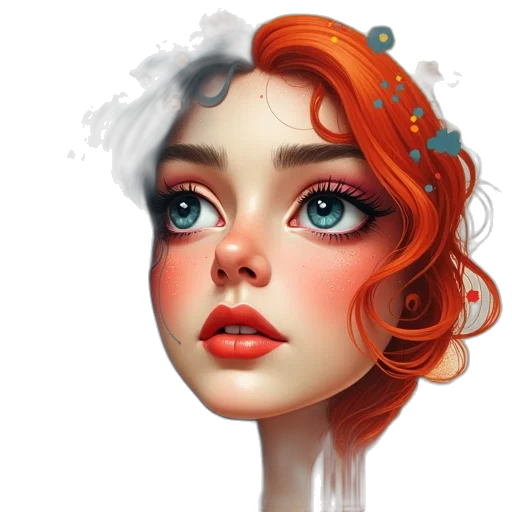 face, crown, dress, mask transparent PNG cut-out