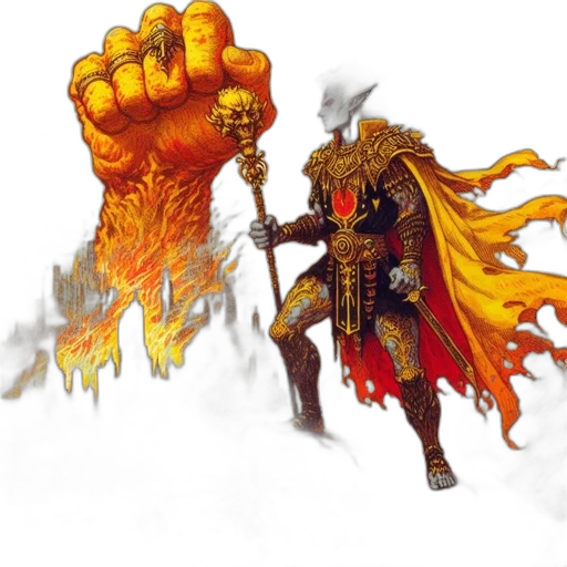 dragon, concept art, fantasy art, comic book art, pixel art, fire, powerful, figure transparent PNG cut-out