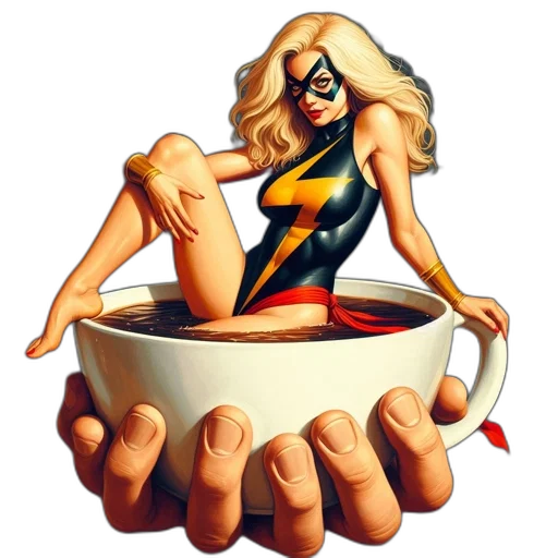 comic book art, cartoon, concept art, pixel art, animated, character, yellow, lightning transparent PNG cut-out