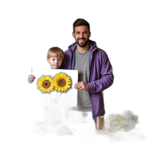 flower, umbrella, jacket, weapon, photorealistic, concept art, 3d render, fog transparent PNG cut-out