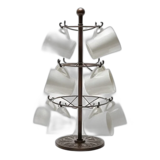crown, furniture, jewelry, staff, 3d render, set, white, ceramic transparent PNG cut-out