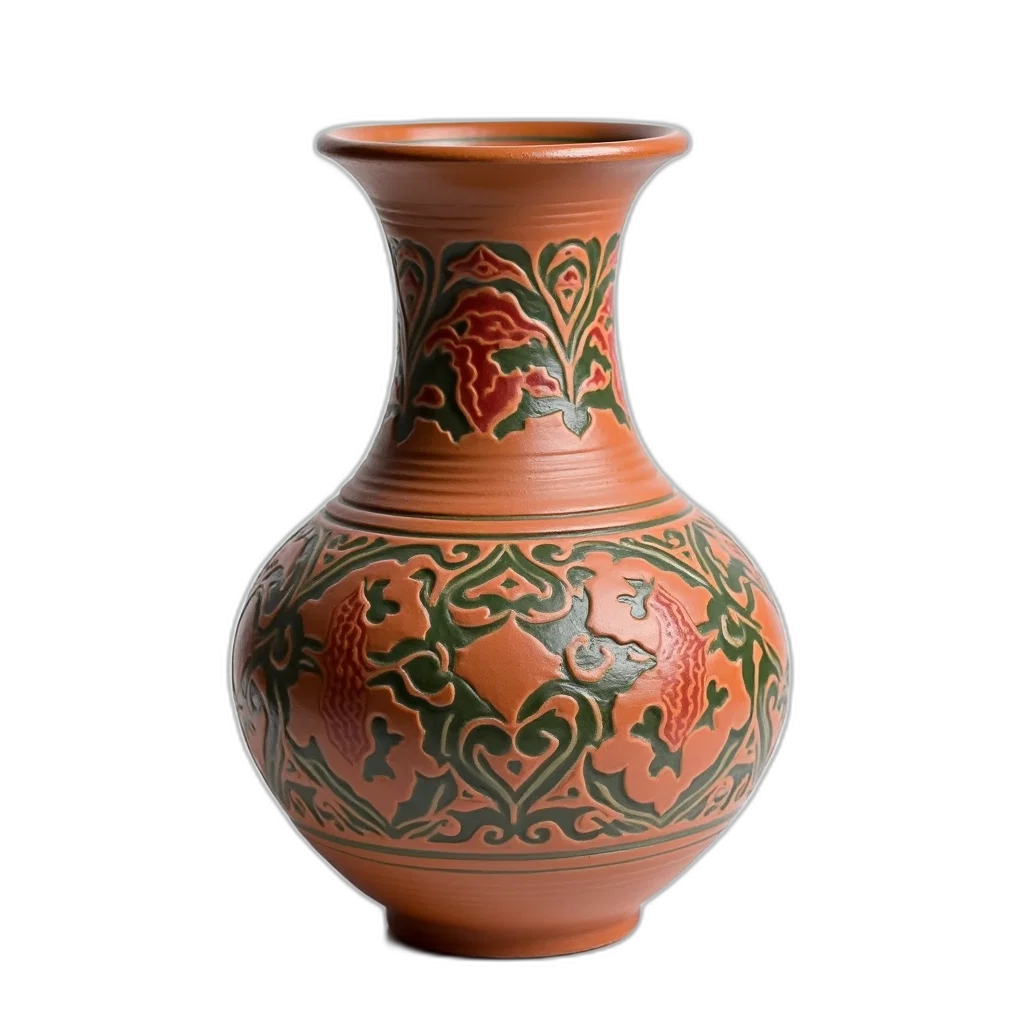 bottle, jewelry, 3d render, photorealistic, traditional, clay, vase, intricate transparent PNG cut-out