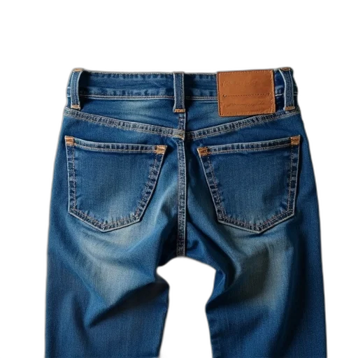 jacket, shoes, blue, pair, jeans, button, fly, small transparent PNG cut-out