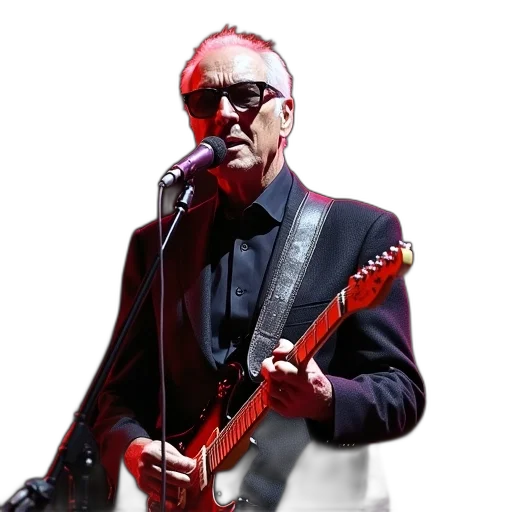 jacket, roger, stone, band, performing transparent PNG cut-out