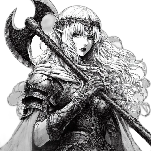 sword, staff, weapon, dragon, fantasy art, concept art, comic book art, pencil sketch transparent PNG cut-out