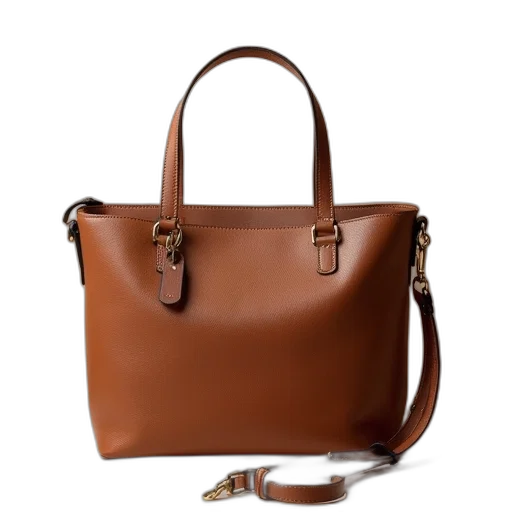 earth tones, coach, madison, tote transparent PNG cut-out