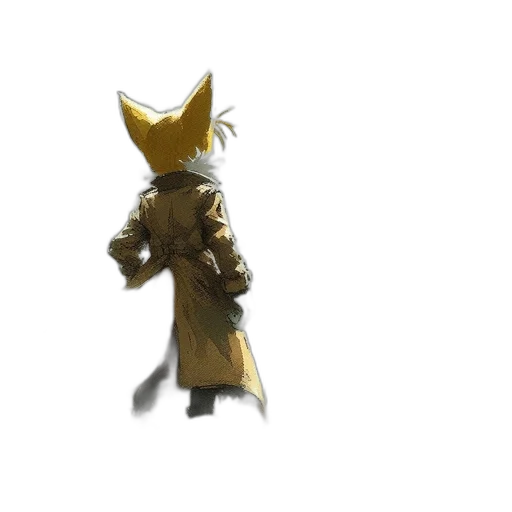 staff, mask, jacket, weapon, concept art, 3d render, pixel art, fantasy art transparent PNG cut-out