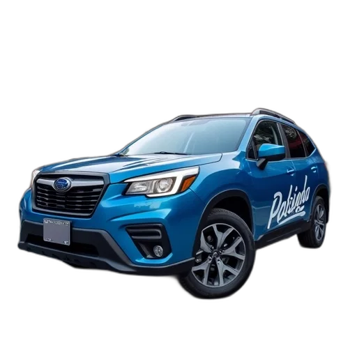 car, blue, suv, parked, front, building, sign, reads transparent PNG cut-out