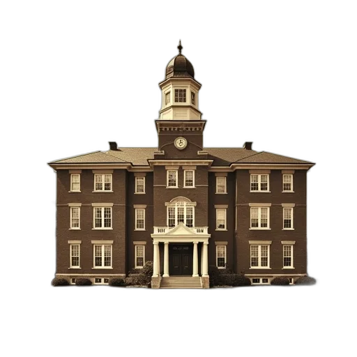 building, staff, 3d render, concept art, photorealistic, city street, vintage, postcard transparent PNG cut-out