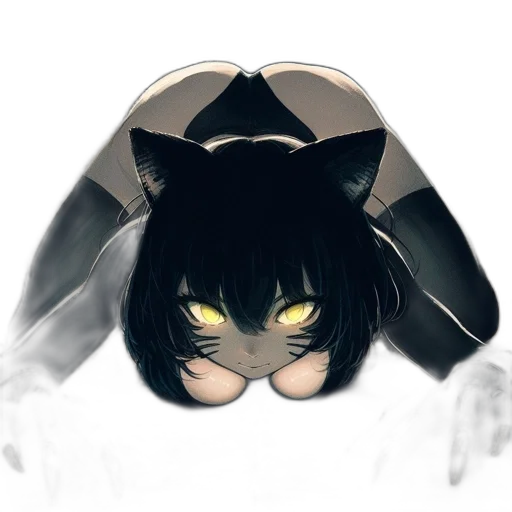 mask, creature, animal, face, anime, concept art, pixel art, 3d render transparent PNG cut-out
