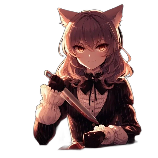 staff, weapon, mask, animal, anime, pixel art, concept art, watercolor transparent PNG cut-out