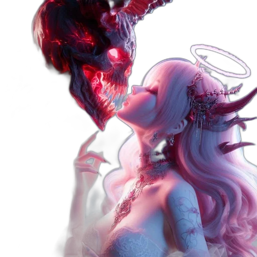 creature, dragon, mask, dress, concept art, fantasy art, cyberpunk, comic book art transparent PNG cut-out