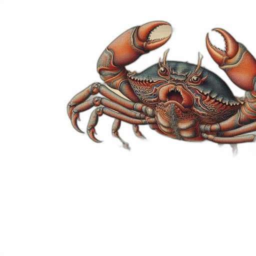 creature, animal, mask, crown, concept art, 3d render, watercolor, photorealistic transparent PNG cut-out