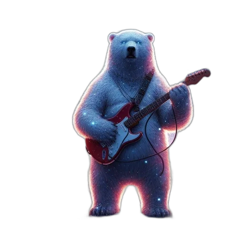 creature, animal, jacket, concept art, 3d render, pixel art, cartoon, neon lights transparent PNG cut-out