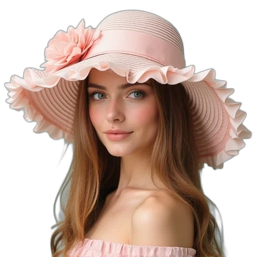 hat, dress, crown, photorealistic transparent PNG cut-out