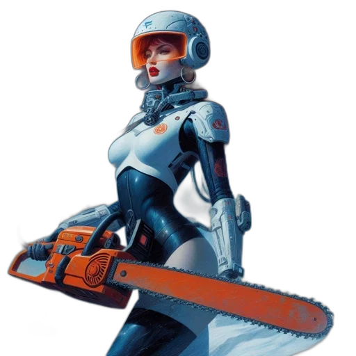 robot, staff, weapon, sword, concept art, pixel art, 3d render, comic book art transparent PNG cut-out