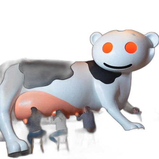 robot, animal, creature, furniture, concept art, 3d render, monochrome, oversized transparent PNG cut-out