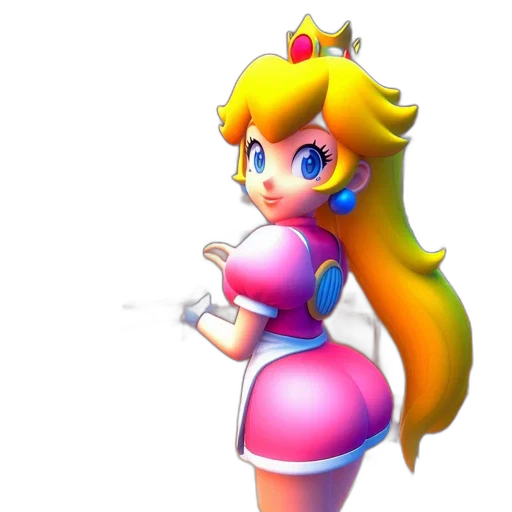 dress, crown, staff, weapon, 3d render, concept art, pixel art, vaporwave transparent PNG cut-out