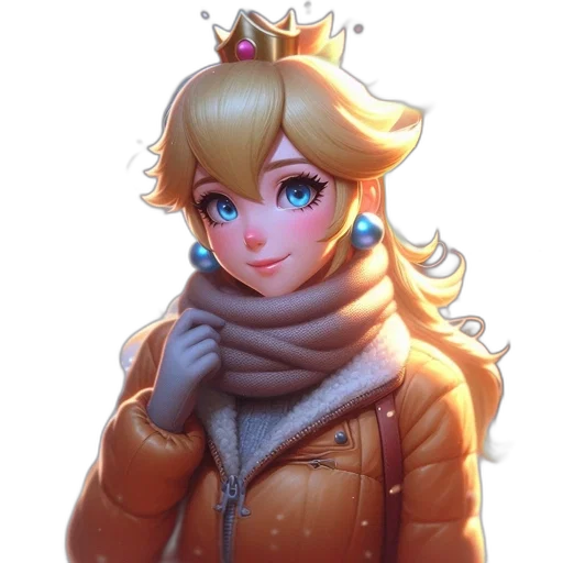 crown, face, jacket, staff, concept art, fantasy art, pixel art, anime transparent PNG cut-out
