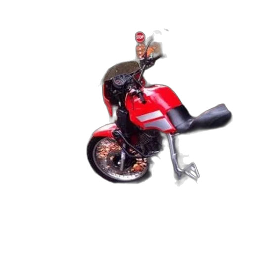 weapon, 3d render, photorealistic, concept art, red, motorcycle, black, seat transparent PNG cut-out