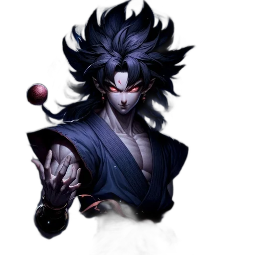 mask, staff, face, concept art, fantasy art, pixel art, anime, dark transparent PNG cut-out