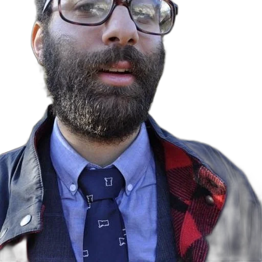 jacket, staff, face, creature transparent PNG cut-out