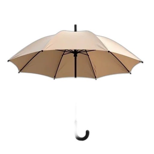 umbrella, staff, hat, weapon, 3d render, photorealistic, concept art, rain transparent PNG cut-out