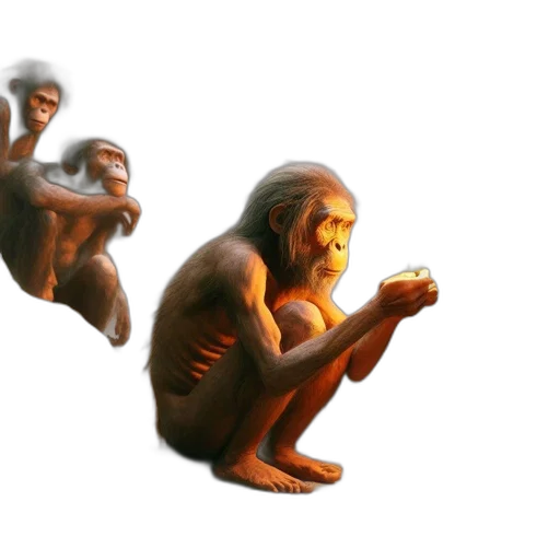 animal, concept art, 3d render, photorealistic, misty, rocky, setting, group transparent PNG cut-out
