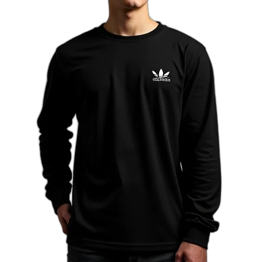 jacket, 3d render, photorealistic, dark, monochrome, person, wearing, black transparent PNG cut-out