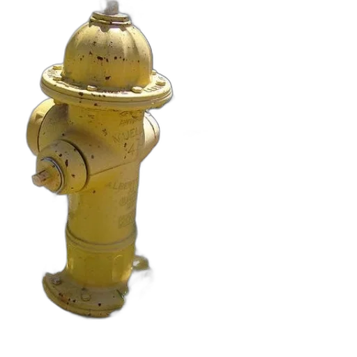 staff, bottle, 3d render, yellow, fire, hydrant, sits, grass transparent PNG cut-out