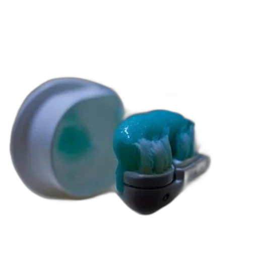 jewelry, bottle, robot, weapon, 3d render, photorealistic, blue, close-up transparent PNG cut-out