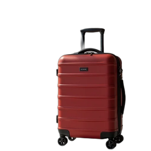 furniture, 3d render, red, tumi, international, expandable, carry transparent PNG cut-out