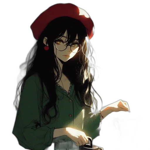 hat, staff, mask, weapon, anime, concept art, pixel art, fantasy art transparent PNG cut-out