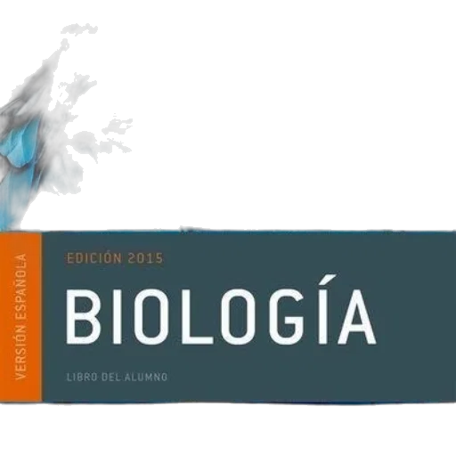 image, book, cover, titled, biología, subtitle, libro, del transparent PNG cut-out