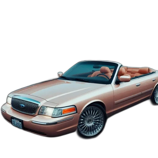 car, photorealistic, 3d render, concept art, vaporwave, pink, chrome, detailing transparent PNG cut-out