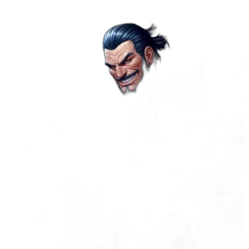 face, mask, staff, weapon, concept art, comic book art, pixel art, fantasy art transparent PNG cut-out