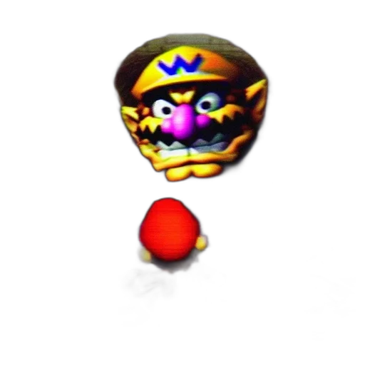 crown, mask, hat, staff, 3d render, pixel art, concept art, vaporwave transparent PNG cut-out