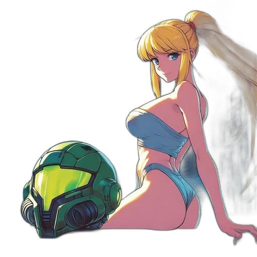 robot, weapon, dress, mask, concept art, anime, fantasy art, pixel art transparent PNG cut-out