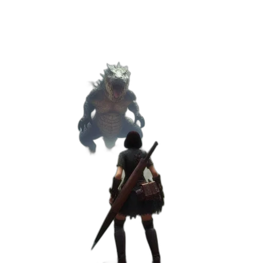 staff, weapon, creature, sword, concept art, fantasy art, pixel art, 3d render transparent PNG cut-out