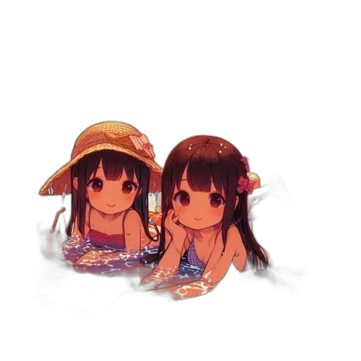 hat, food, creature, crown, anime, pixel art, vaporwave, 3d render transparent PNG cut-out