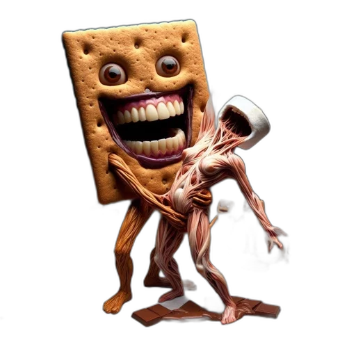 food, creature, robot, mask, concept art, 3d render, fantastical, forest transparent PNG cut-out