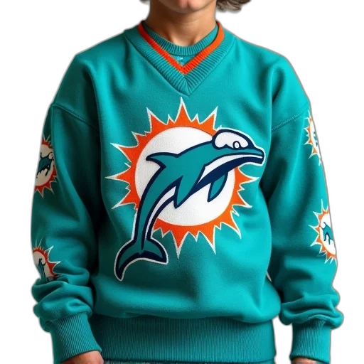 jacket, youth, aqua, miami, dolphins, time, champions, team transparent PNG cut-out