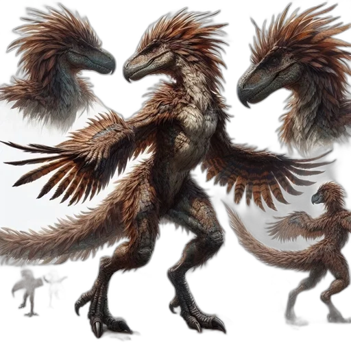 dragon, creature, animal, concept art, fantasy art, 3d render, photorealistic, bird-reptile transparent PNG cut-out