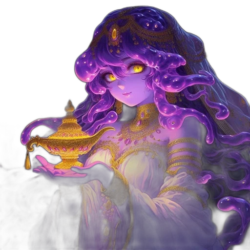 crown, staff, jewelry, creature, fantasy art, concept art, pixel art, vaporwave transparent PNG cut-out