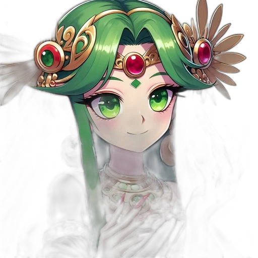 crown, mask, staff, dragon, fantasy art, concept art, anime, watercolor transparent PNG cut-out