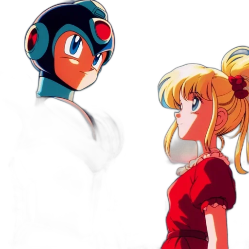 robot, concept art, anime, cartoon, pixel art, outer space, red, colorful transparent PNG cut-out