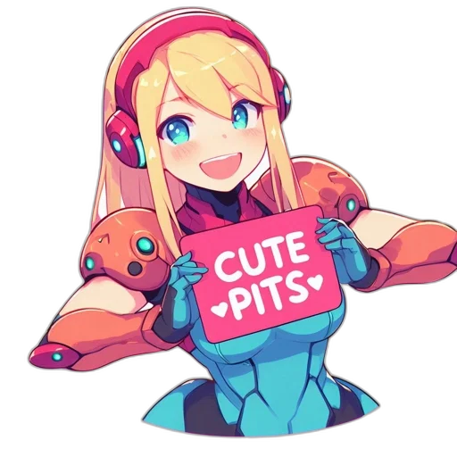 robot, weapon, staff, creature, pixel art, anime, cartoon, concept art transparent PNG cut-out