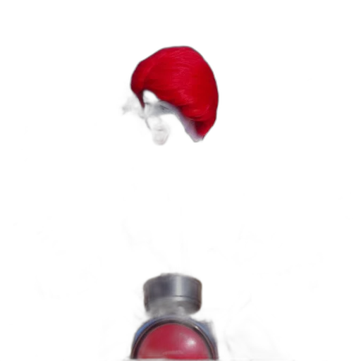 bottle, hat, mask, crown, 3d render, photorealistic, concept art, watercolor transparent PNG cut-out