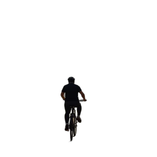 animal, creature, pixel art, concept art, 3d render, photorealistic, dark, bicyclist transparent PNG cut-out